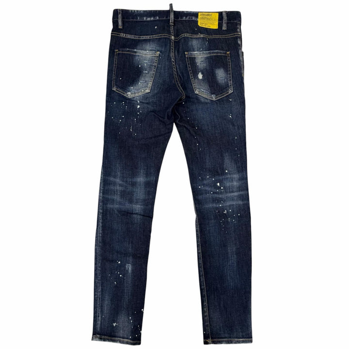 【ドンドン見直し】美品□DSQUARED2 ディースクエアード S74LB1192 22AW Super Twinky Jean ダメージ加工 デニムパンツ 46 正規品