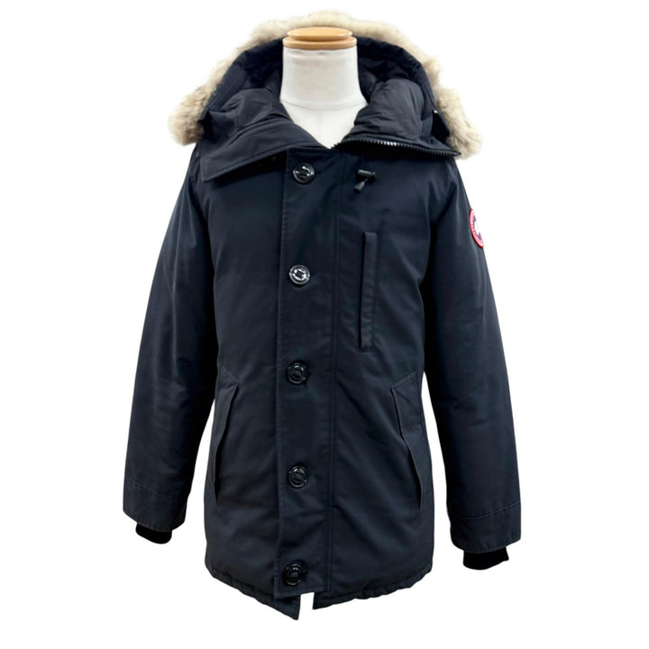 良品▼CANADA GOOSE カナダグース 3426MA CHATEAU PARKA FUSION ロゴワッペン ファー付き フーデッド WZIPUP ダウンジャケット S 正規品