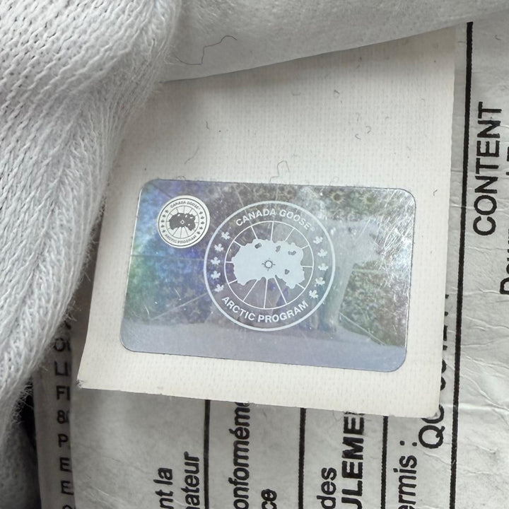 良品▼CANADA GOOSE カナダグース 3426MA CHATEAU PARKA FUSION ロゴワッペン ファー付き フーデッド WZIPUP ダウンジャケット S 正規品