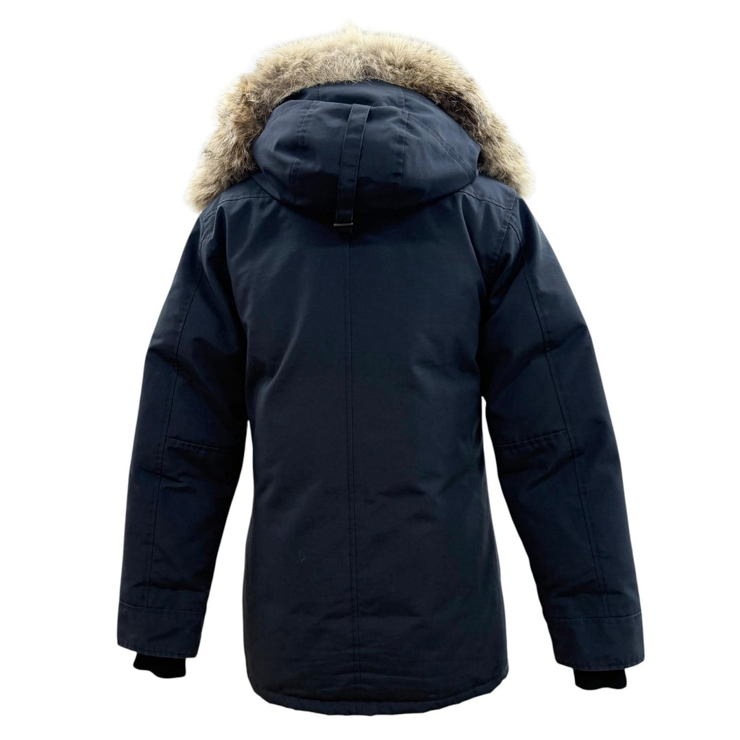 良品▼CANADA GOOSE カナダグース 3426MA CHATEAU PARKA FUSION ロゴワッペン ファー付き フーデッド WZIPUP ダウンジャケット S 正規品
