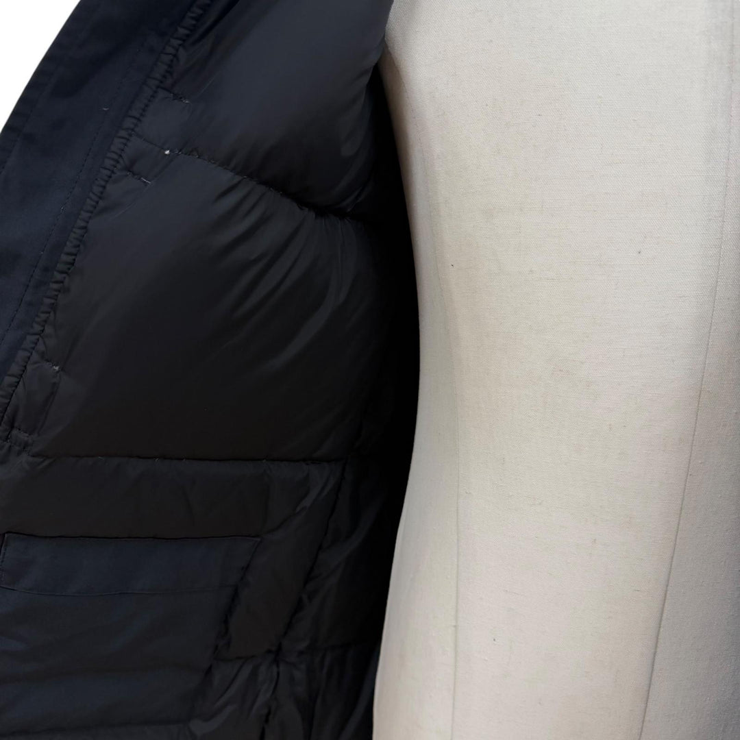良品▼CANADA GOOSE カナダグース 3426MA CHATEAU PARKA FUSION ロゴワッペン ファー付き フーデッド WZIPUP ダウンジャケット S 正規品
