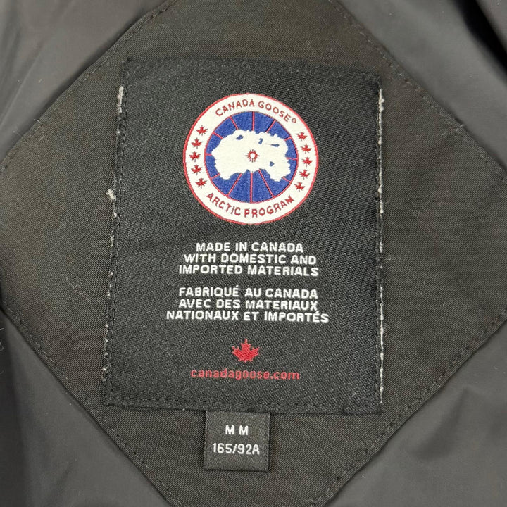 良品☆CANADA GOOSE カナダグース 2302JL MACKENZIE PARKA マッケンジーパーカ サザビー ファー・フード付 ダウンコート 黒 M 正規品