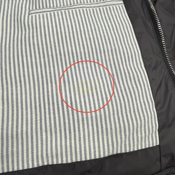 極美品▼MONCLER GAMME BLEU モンクレール ガムブルー B23914131280 ロゴワッペン フーデッド ZIPUP ダウンジャケット グレー 3 メンズ