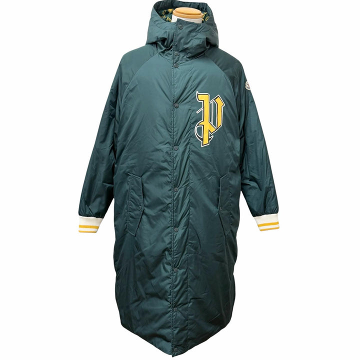 美品□MONCLER GENIUS 8 Palm Angels モンクレール ジーニアス 8 パーム エンジェルス 22AW MORENZ ダウンコート 1 イタリア製 正規品