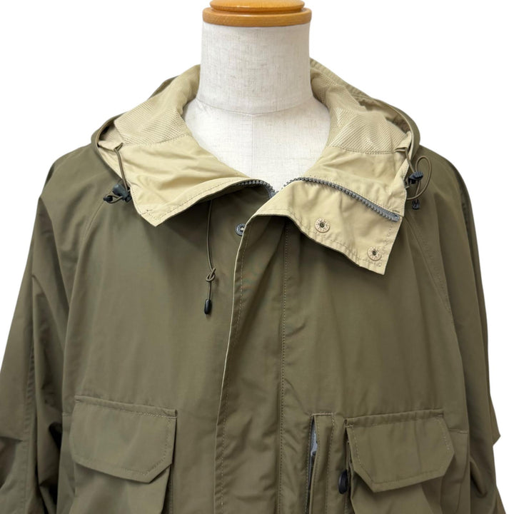 極美品□DAIWA PIER39 ダイワピア39 BJ-15022 Tech Long Mountain GORE-TEX INFINIUM フーデッド ミリタリーコート カーキ XL 正規品