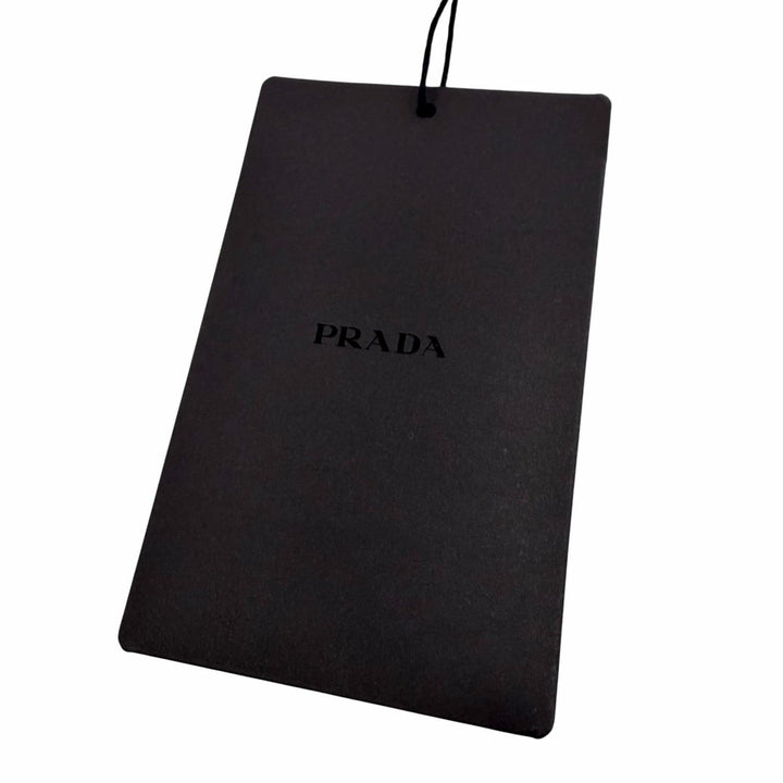 極美品▼PRADA プラダ 2023年製 SGC352 コットン100％ 三角ロゴ プルオーバー ジレ ダウンベスト ホワイト M イタリア製 正規品 メンズ