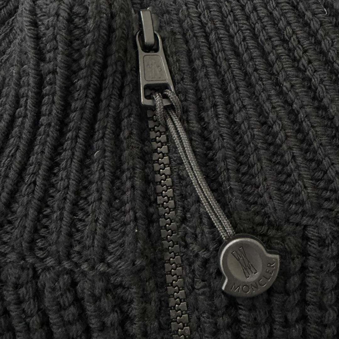 美品□MONCLER GENIUS 1 PHARRELL WILLAMS モンクレール ジーニアス 1 CICLISTA TRICOT ロゴワッペン ハーフジップ セーター M 正規品