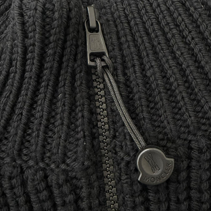 美品□MONCLER GENIUS 1 PHARRELL WILLAMS モンクレール ジーニアス 1 CICLISTA TRICOT ロゴワッペン ハーフジップ セーター M 正規品