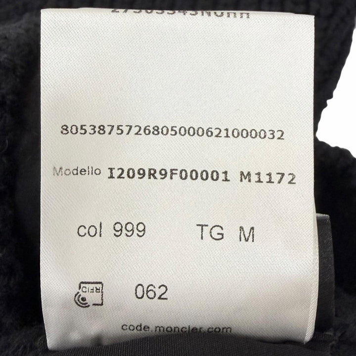 美品□MONCLER GENIUS 1 PHARRELL WILLAMS モンクレール ジーニアス 1 CICLISTA TRICOT ロゴワッペン ハーフジップ セーター M 正規品