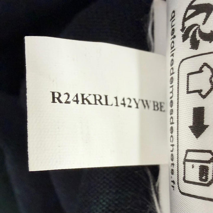 極美品□BERLUTI ベルルッティ ウール100％ カリグラフィ スクリット 総柄 薄手 セーター ダークグリーン M イタリア製 正規品 メンズ