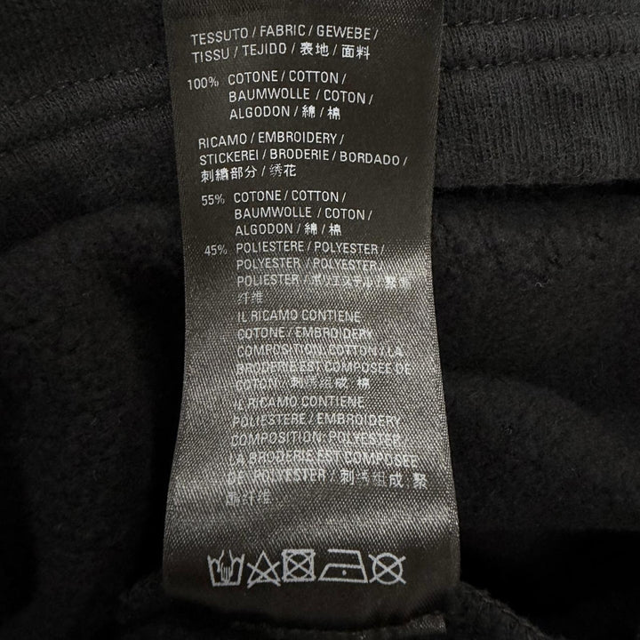 美品□BALENCIAGA バレンシアガ 661711 FREE DISTRESSED NO RIB HOODIE ダメージ加工 オーバーサイズ パーカー ブラック XXS 正規品