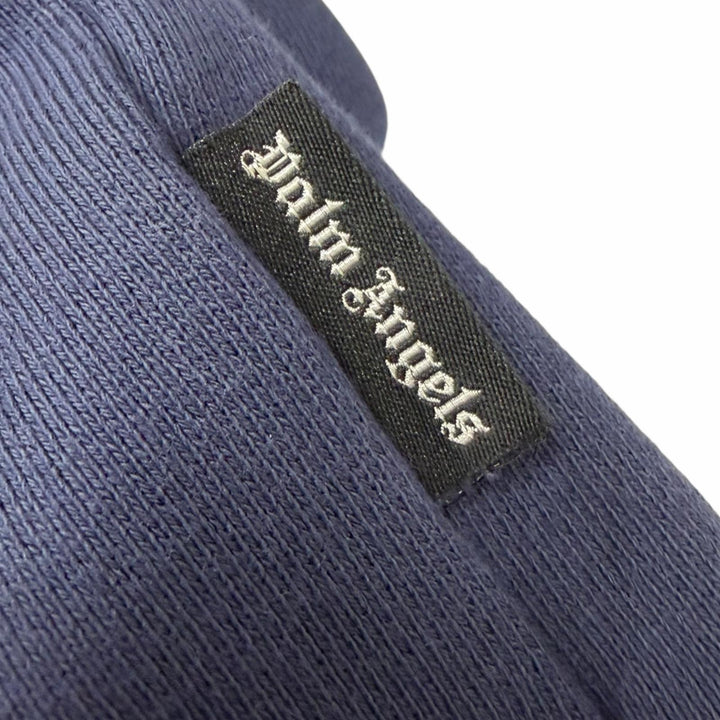 未使用品□MONCLER GENIUS 8 Palm Angels モンクレール ジーニアス 8 23AW I209L8G00009 ダメージ加工 パーカー ネイビー S 正規品