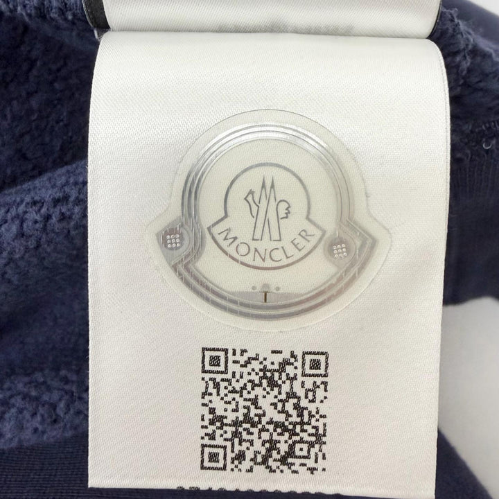 未使用品□MONCLER GENIUS 8 Palm Angels モンクレール ジーニアス 8 23AW I209L8G00009 ダメージ加工 パーカー ネイビー S 正規品