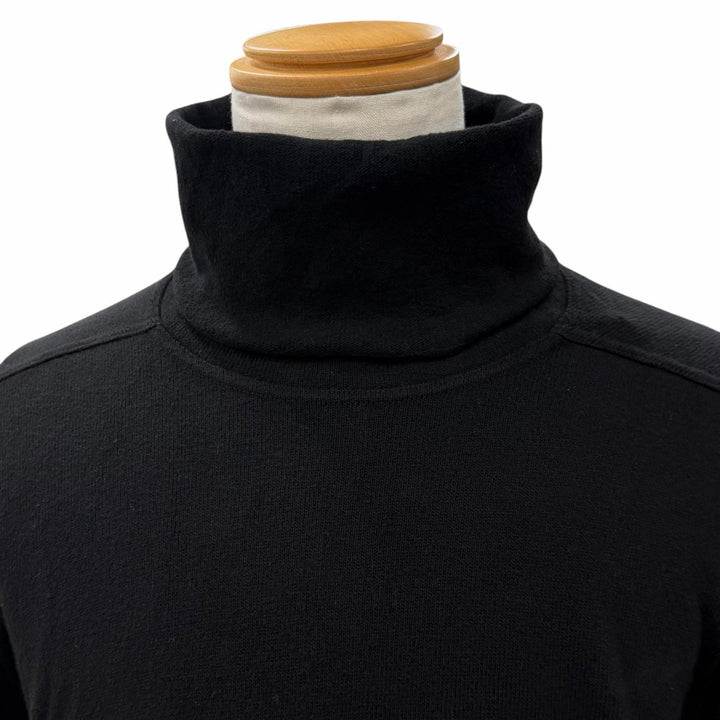 美品▼MONCLER RICK OWENS モンクレール リックオウエンス 2023年製 SURF T ロゴワッペン付き タートルネック ニットセーター S 正規品