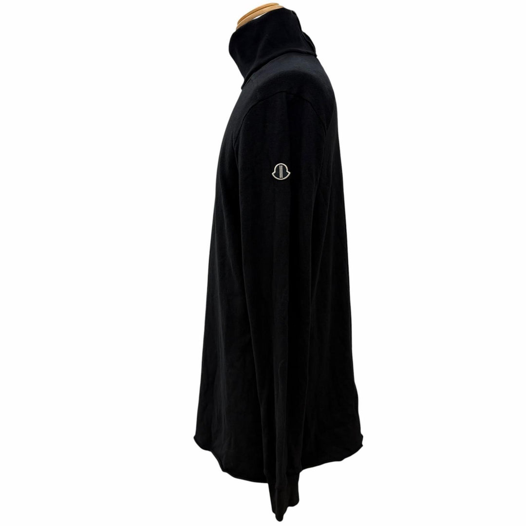 美品▼MONCLER RICK OWENS モンクレール リックオウエンス 2023年製 SURF T ロゴワッペン付き タートルネック ニットセーター S 正規品