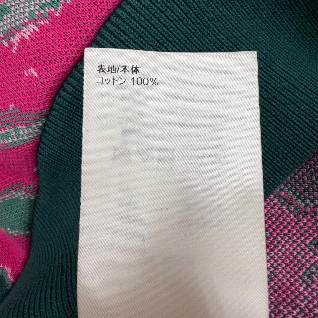 未使用品▼LOUIS VUITTON ルイヴィトン 23AW コットン グラフィックロゴ プルオーバー パーカー グリーン ピンク 5L(希少サイズ) 正規品