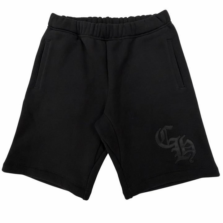 極美品▼CHROME HEARTS クロムハーツ コットン 7-11 CHアップリケロゴ Y NOT スクロールラベル ハーフパンツ ショートパンツ L メンズ