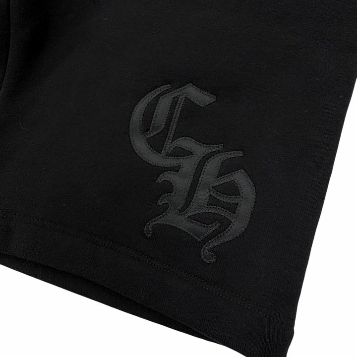 極美品▼CHROME HEARTS クロムハーツ コットン 7-11 CHアップリケロゴ Y NOT スクロールラベル ハーフパンツ ショートパンツ L メンズ