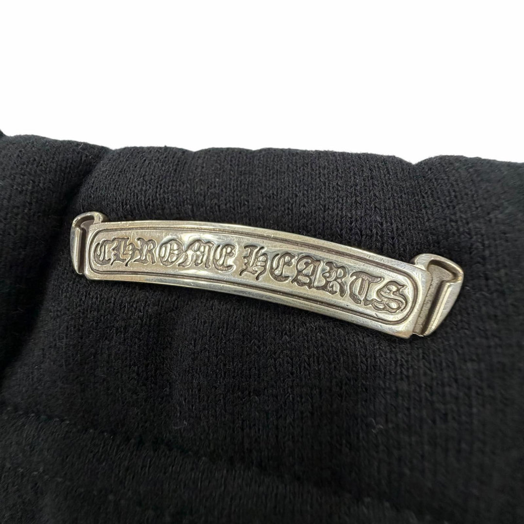 極美品▼CHROME HEARTS クロムハーツ コットン 7-11 CHアップリケロゴ Y NOT スクロールラベル ハーフパンツ ショートパンツ L メンズ
