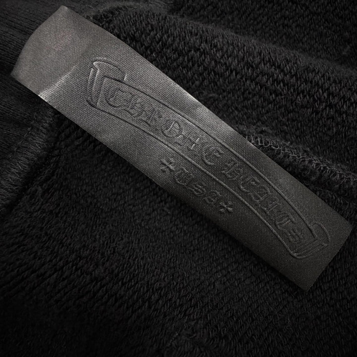 極美品▼CHROME HEARTS クロムハーツ コットン 7-11 CHアップリケロゴ Y NOT スクロールラベル ハーフパンツ ショートパンツ L メンズ