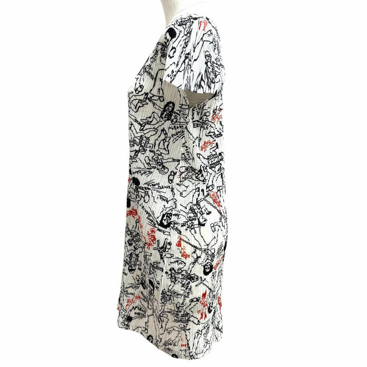 極美品★PLEATS PLEASE プリーツプリーズ イッセイミヤケ PP33-JT667 テリージョンスン ロックスター柄 ワンピース マルチ 4 正規品