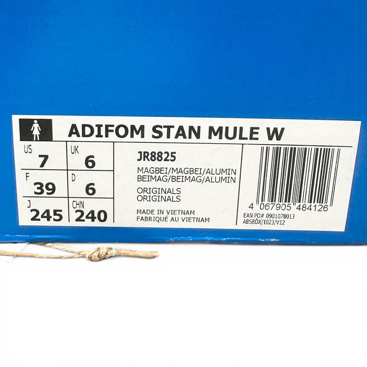 未使用品▲adidas Originals アディダスオリジナルス JR8825 ADIFOM STAN MULE W ボア スリッポン ベージュ 24.5cm レディース 箱付き