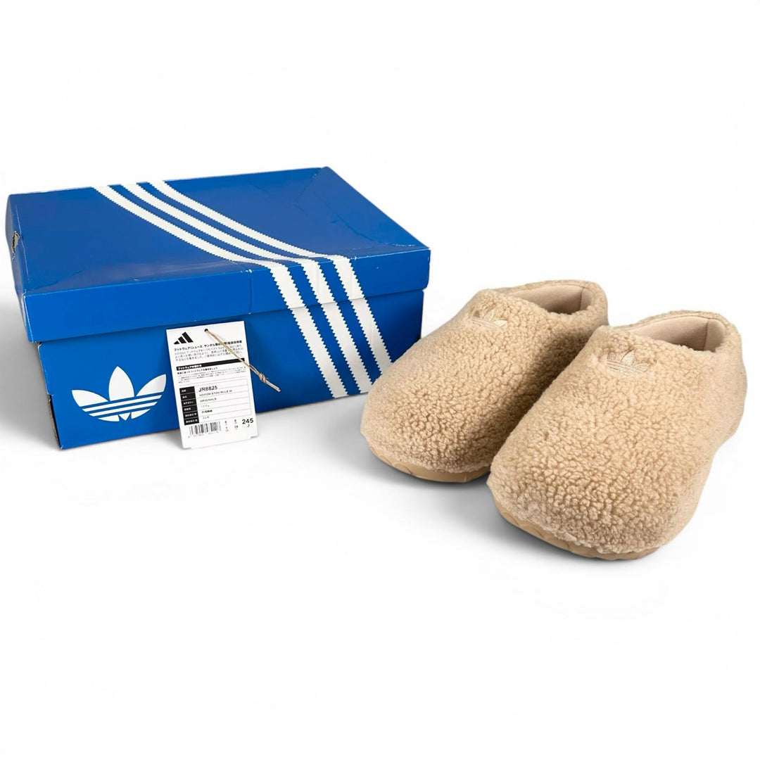 未使用品▲adidas Originals アディダスオリジナルス JR8825 ADIFOM STAN MULE W ボア スリッポン ベージュ 24.5cm レディース 箱付き