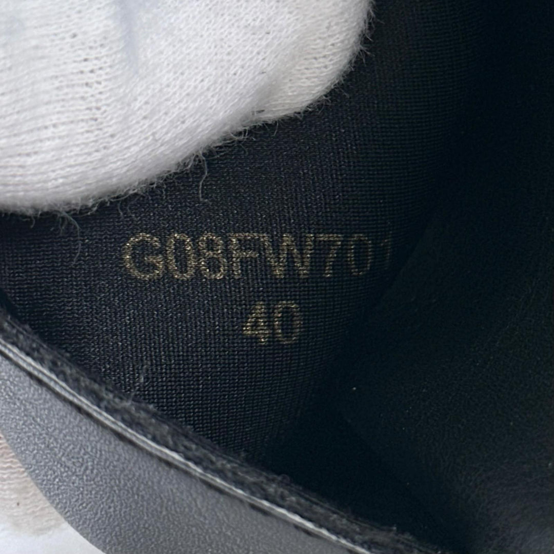 未使用品▲MYne マイン G08FW701 logo Slide Sandal ロゴスライドサンダル シャワー サンダル ブラック 40 レディース 箱付き