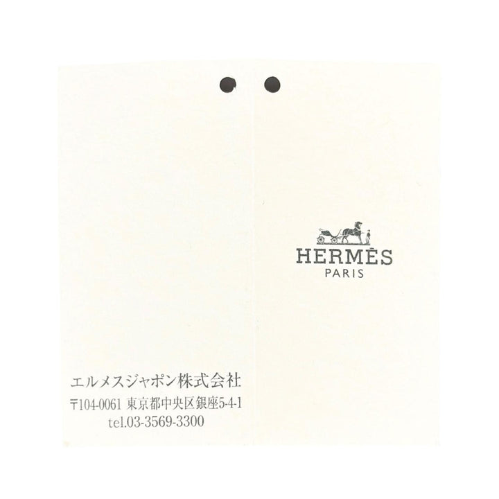 極美品▲HERMES エルメス コットン リネン Hロゴ刺繍 中折れ ハット 帽子 インディゴブルー 60 フランス製 正規品 メンズ 箱付き
