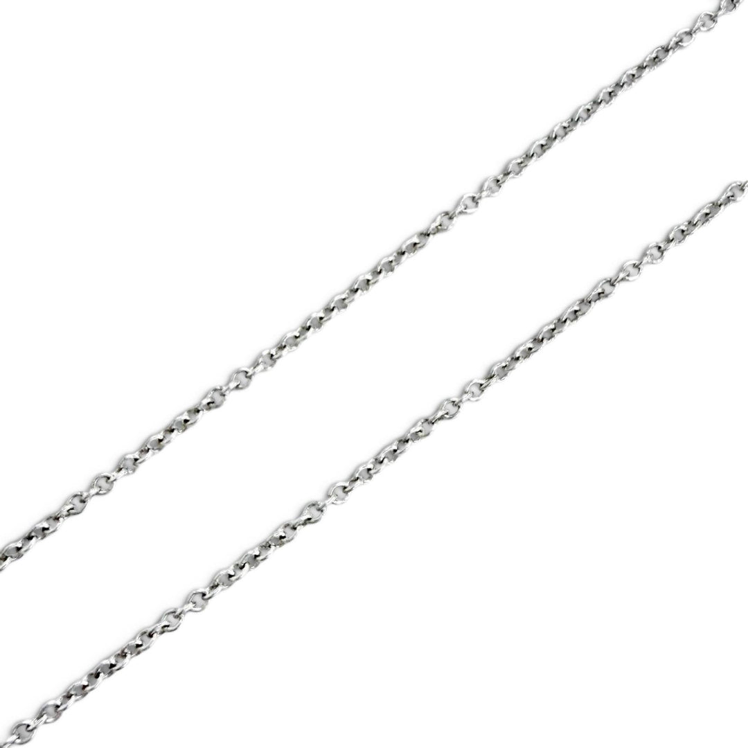 美品△TIFFANY&amp;Co. ティファニー バイザヤード PT950 1Pダイヤ 枠直径約5.0mm 約0.18ct ネックレス アクセサリー プラチナ 重量2.42g