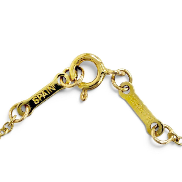極美品△TIFFANY&amp;Co. ティファニー オープンハート ペンダント ネックレス 750 YG イエローゴールド スペイン製 重量2.96g レディース