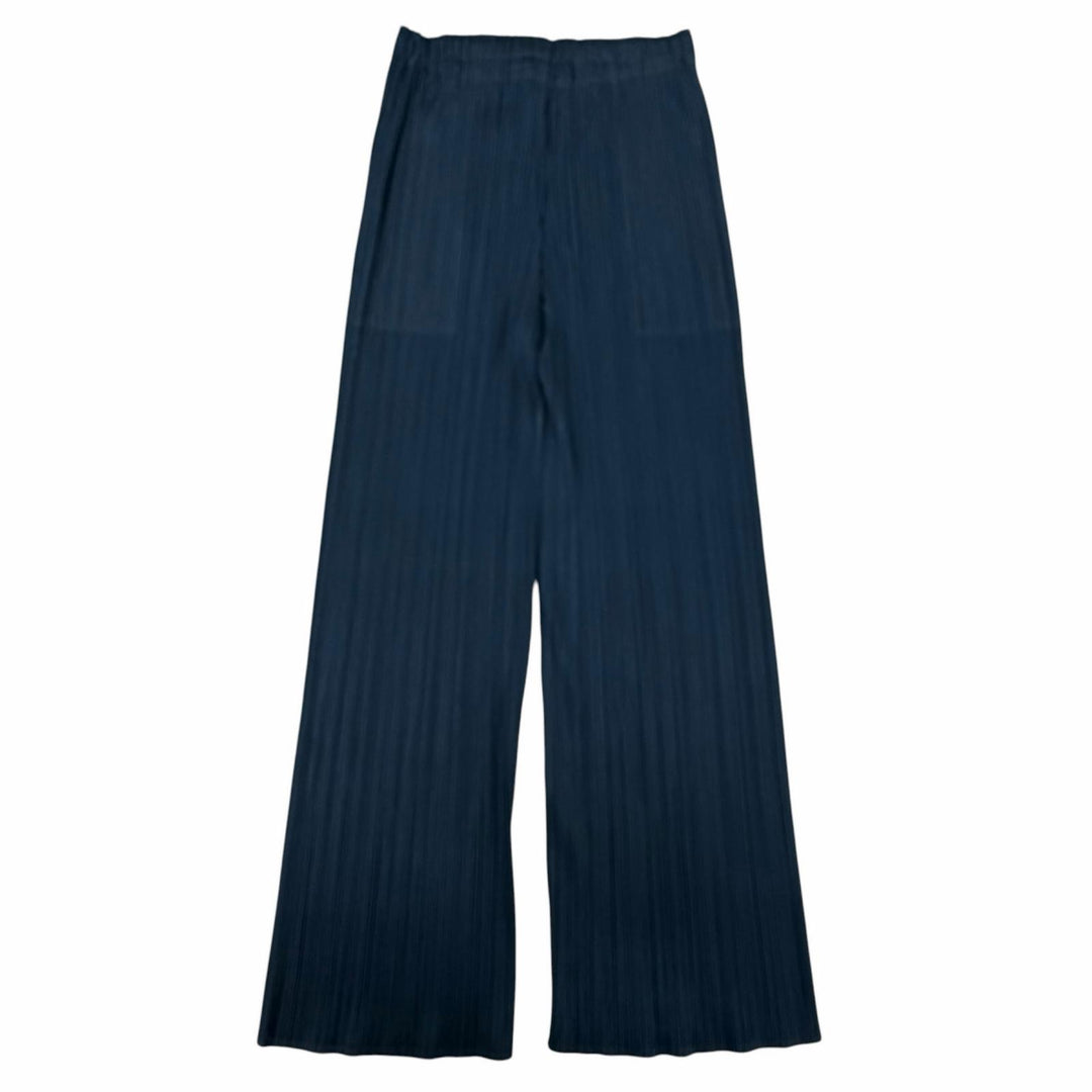 未使用品◇PLEATS PLEASE プリーツプリーズ イッセイミヤケ 25SS PP51JF144 プリーツ パンツ グリーンブルー 3 日本製 正規品 レディース