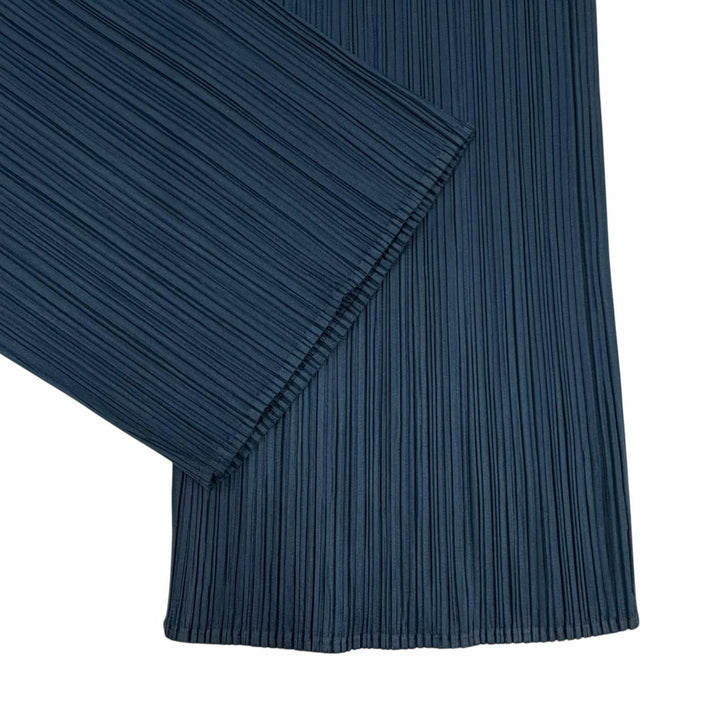 未使用品◇PLEATS PLEASE プリーツプリーズ イッセイミヤケ 25SS PP51JF144 プリーツ パンツ グリーンブルー 3 日本製 正規品 レディース