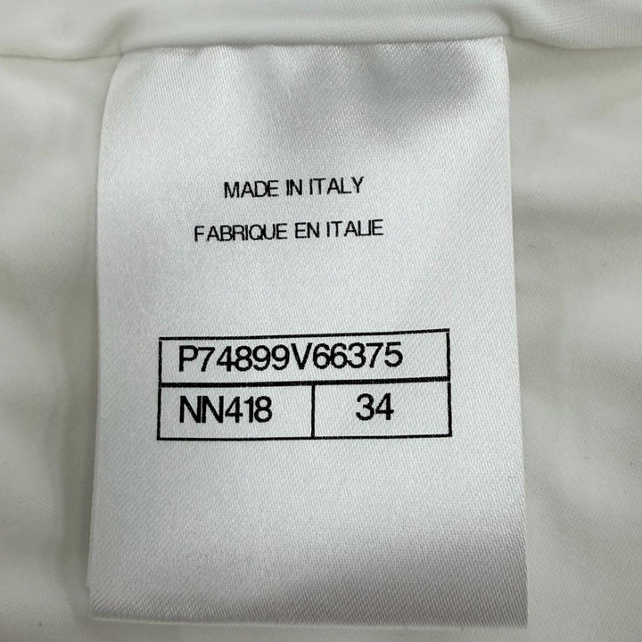 未使用品◇CHANEL シャネル 23SS P74899 ココマーク総柄 スイムウェア 水着 ワンピース ホワイト 34 イタリア製 正規品 レディース