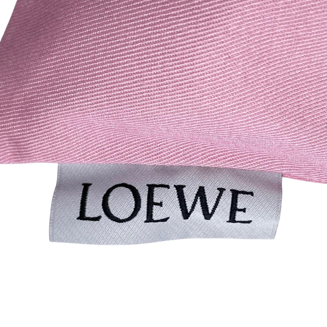 極美品▲LOEWE ロエベ 329.51.V83 ドローストリング ポーチ ストライプ柄 巾着バッグ ポーチ マルチカラー ポルトガル製 レディース