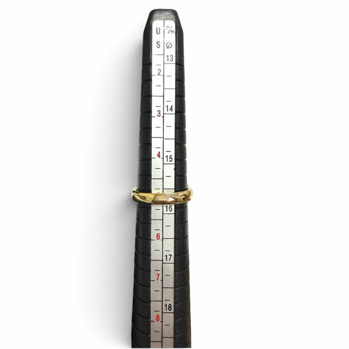 極美品□TIFFANY&amp;Co. ティファニー 750 PT950 0.27 H VVS1 VG NONE T95266 リング 指輪 イエローゴールド JP9号 重量4.01g レディース