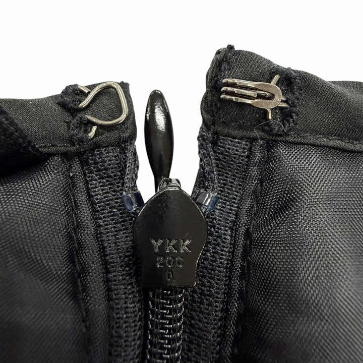 極美品◇JEAN-PAUL GAULTIER ジャンポールゴルチエ 切り替えデザイン 中綿入り パファーロングスカート ブラック 40 正規品 レディース