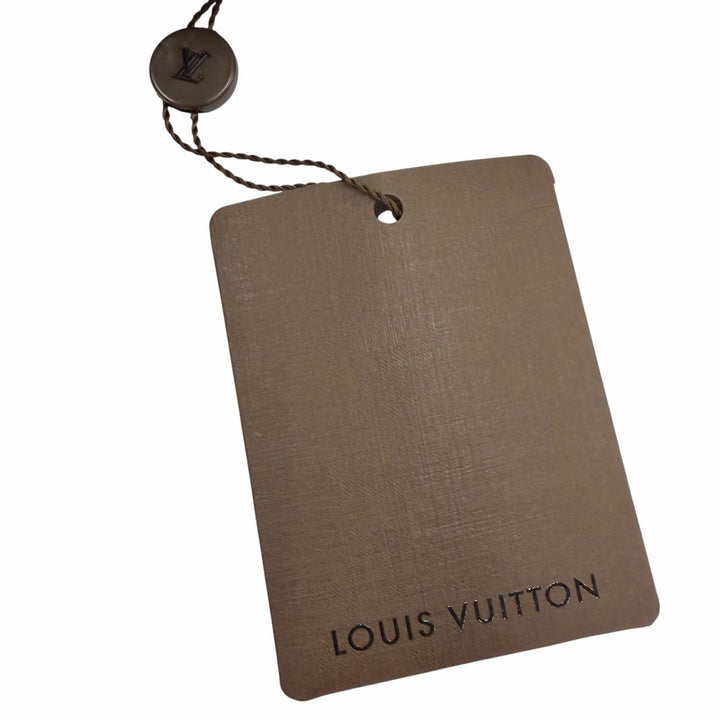 未使用品▼LOUIS VUITTON ルイヴィトン ウール モヘア 希少 LVフロントロゴ クルーネック ニットセーター ダークグレー M 正規品 箱付き