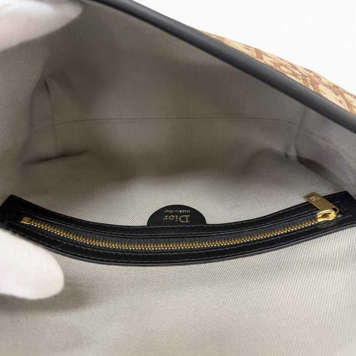 未使用品□Dior HOMME 2DBCA627YUS Dior Jett1 フラップ付き メッセンジャーバッグ ミニ レザー オブリーク ショルダーバッグ 伊製