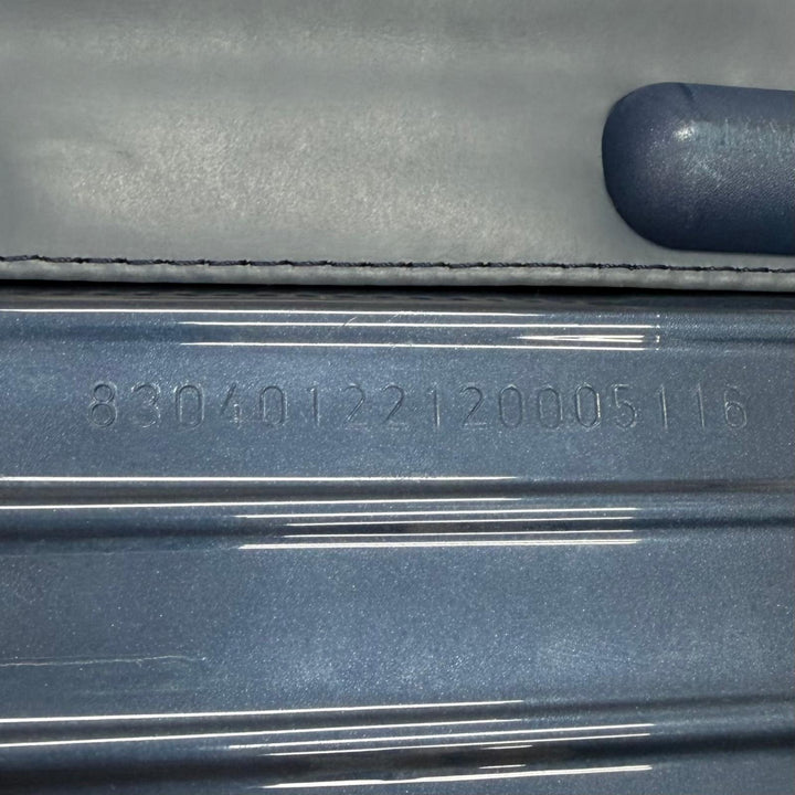 美品▼RIMOWA リモワ 830.40.12.2 サルサ デラックス ポリカーボネート TSAロック搭載 2輪 ビジネストローリー キャリーバッグ ネイビー