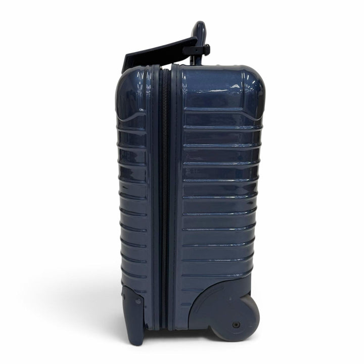美品▼RIMOWA リモワ 830.40.12.2 サルサ デラックス ポリカーボネート TSAロック搭載 2輪 ビジネストローリー キャリーバッグ ネイビー
