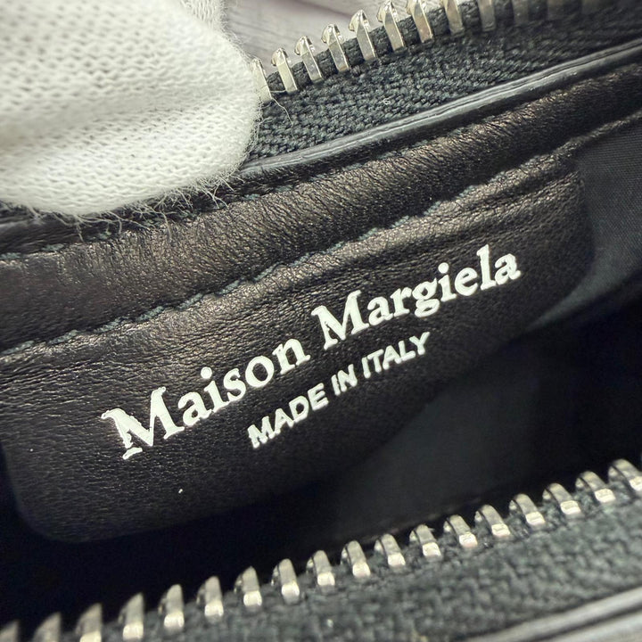 美品☆Maison Margiela 11 メゾンマルジェラ11 SB1WG0021 グラムスラム ホーボー マイクロ チェーンショルダーバッグ キルトナッパレザー