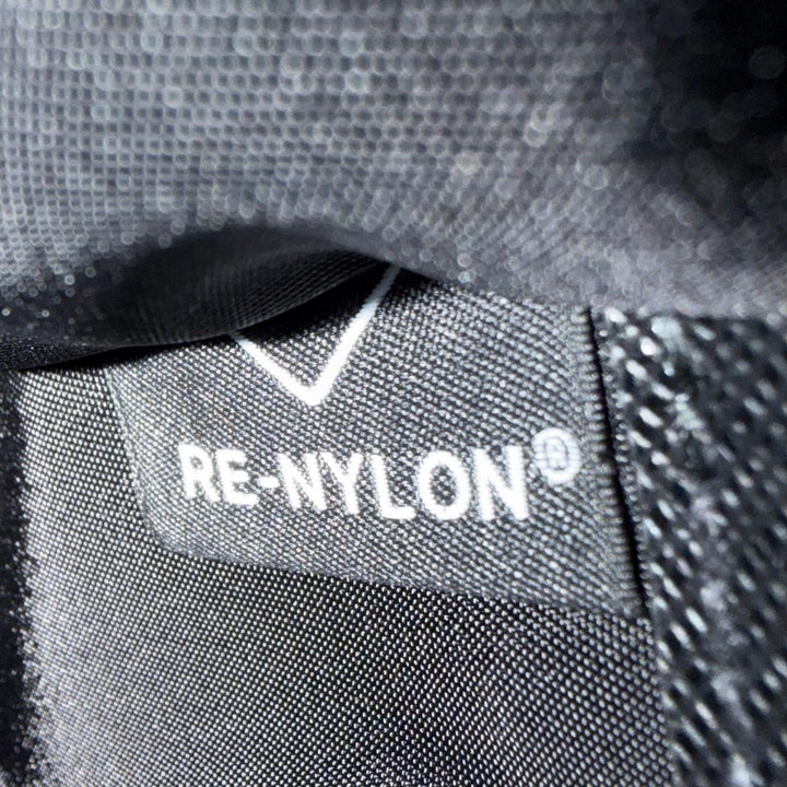 極美品□PRADA プラダ 2VG098 トライアングルロゴ サフィアーノレザー Re-Nylon 2WAY バックパック トートバッグ ブラック イタリア製