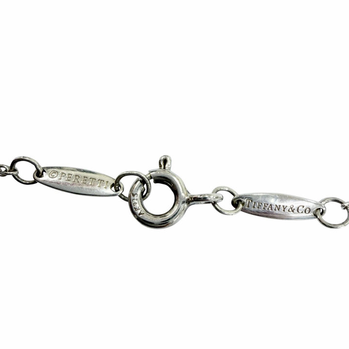 美品☆TIFFANY&amp;Co. ティファニー エルサペレッティ カラー バイ ザ ヤード タンザナイト ペンダント AG925 シルバー ブルー 重量1.6g