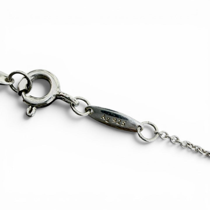 美品☆TIFFANY&amp;Co. ティファニー エルサペレッティ カラー バイ ザ ヤード タンザナイト ペンダント AG925 シルバー ブルー 重量1.6g