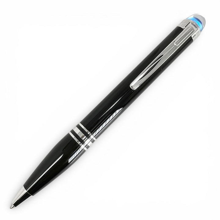 極美品▲MONTBLANC モンブラン スターウォーカー プレシャスレジン ホワイトスター ツイスト式 ボールペン ドイツ製 メンズ 箱・保存袋付き