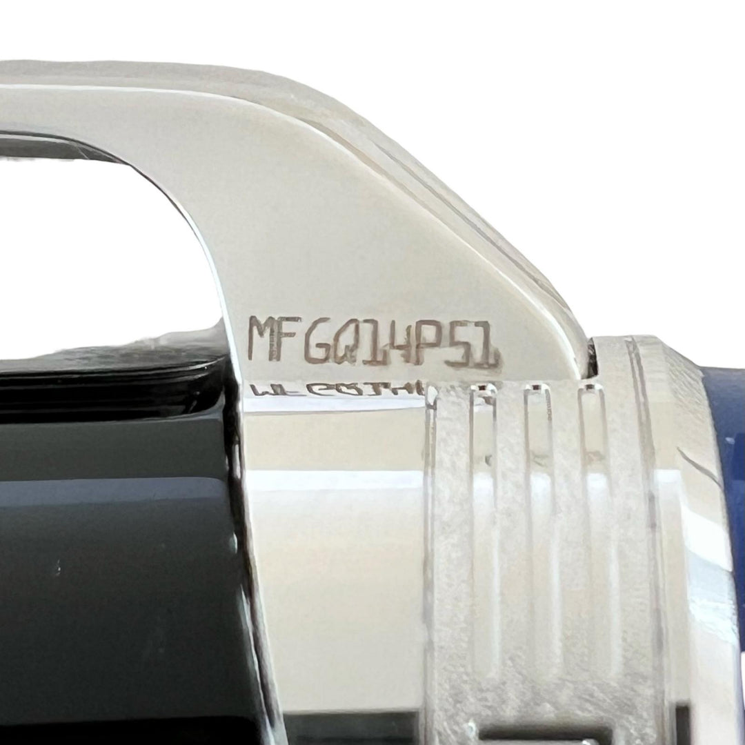極美品▲MONTBLANC モンブラン スターウォーカー プレシャスレジン ホワイトスター ツイスト式 ボールペン ドイツ製 メンズ 箱・保存袋付き
