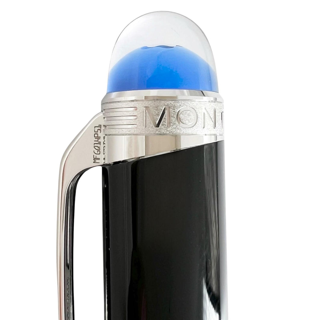 極美品▲MONTBLANC モンブラン スターウォーカー プレシャスレジン ホワイトスター ツイスト式 ボールペン ドイツ製 メンズ 箱・保存袋付き