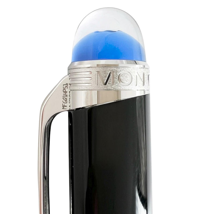 極美品▲MONTBLANC モンブラン スターウォーカー プレシャスレジン ホワイトスター ツイスト式 ボールペン ドイツ製 メンズ 箱・保存袋付き