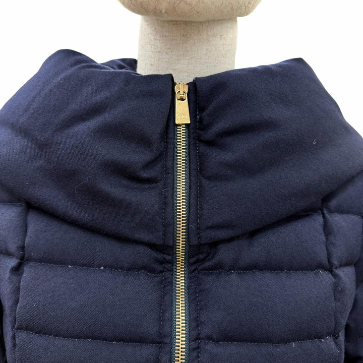 美品☆TATRAS タトラス LTA9FW4216 NOBLE ノーブル ウール100％ ダウンコート ダークネイビー 01 イタリア製 正規品 レディース